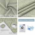 thumbnail image 4 of Sage Green Blackout Curtains for Bedroom/Living Room, Thermal Insulated Kitchen Curtains, Modern Abstract Art Farmhouse Grommet Darkening Window Treatment Drapes 52"x63"x2, 4 of 8