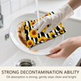 thumbnail image 5 of 2 Pcs Funny Kitchen Towels,Black White Stripe Sunflower Pattern Microfiber Dish Towels,Kitchen Tea Towels,Kitchen Towel Set (18" X 26"), 5 of 7