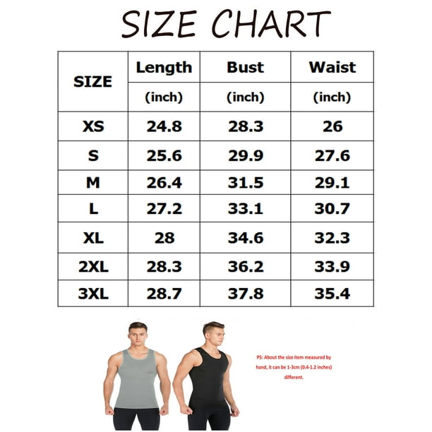 NonEcho Men's Body Shaper Slimming Shirt Compression Baselayer Long Sleeve  T-Shirts Tank Top Shapewear - white - L