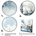 thumbnail image 3 of Designart "Mosque of Islam Prophet’s I" Spiritual Wall Art - Global Grey Islam Hallway Wall Art Decor, 3 of 6