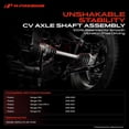 thumbnail image 2 of A-Premium Pair (2) Front CV Axle Shaft Assembly Compatible with Polaris Ranger 500/570, Ranger Crew 570-4, Ranger ETX/EV, Driver and Passenger Side, Replace# 1333742, 2 of 10