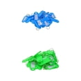 thumbnail image 1 of Llaveros con etiquetas para equipaje, identificadores de llaves con anillas divididas verde azul, 1 of 9