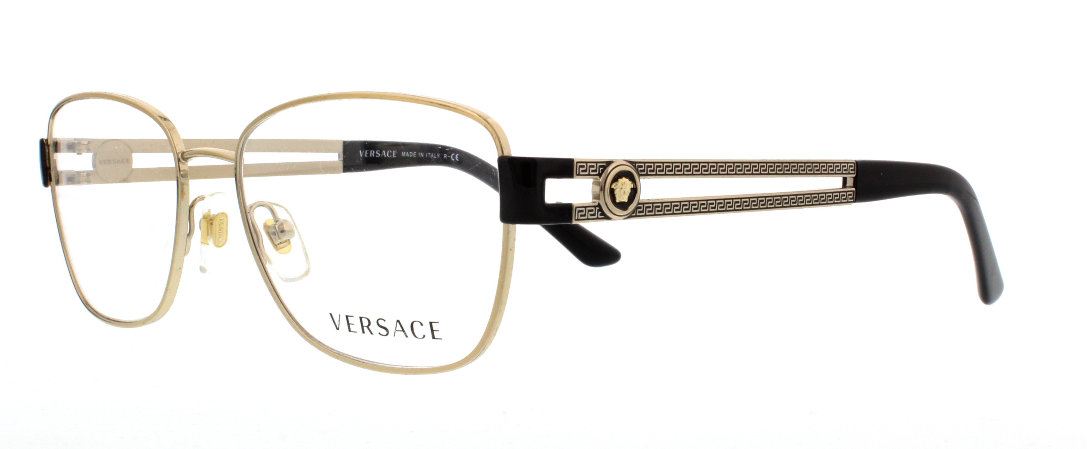 VERSACE Eyeglasses VE 1234 1252 Pale Gold 52MM