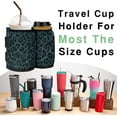 thumbnail image 5 of Luggage Cup Holder for Suitcases Travelers Accessories Carry on with Cup Holder Airplane Attachment Drinks Carrier Magic Tape Cup Portable Holder for Luggage Hold Two Coffee Mugs, 5 of 6