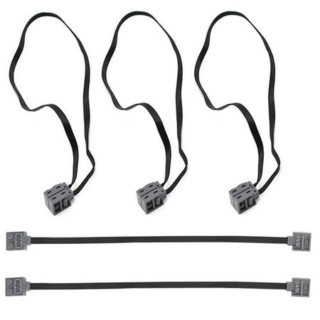 

5Pcs Extension Wire Series Accessories Compatible with for Bricks 8870 Lights Switch 8869 50cm