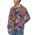 thumbnail image 3 of Naloa Vintage Halloween Black Cat Men’s Hoodies, Zip up Hoodie, Sweatshirts,Hoodies for Men Sizes S-3XL-Large, 3 of 5