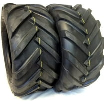 JUSTUBES 2 New 23x8.50-12 Super Lug Tractor Mower Tires – Tubeless R1 Bar Lug Pattern