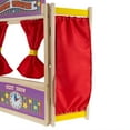 thumbnail image 5 of Hey Play Toy Puppet Theater for Kids with Curtains, Blackboard, and Clock, 5 of 8