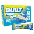 thumbnail image 2 of BUILT Bar Sour Puff Protein Bars, Blue Razz Blast, Gluten Free, Sour Candy Snacks - 12ct, 2 of 11
