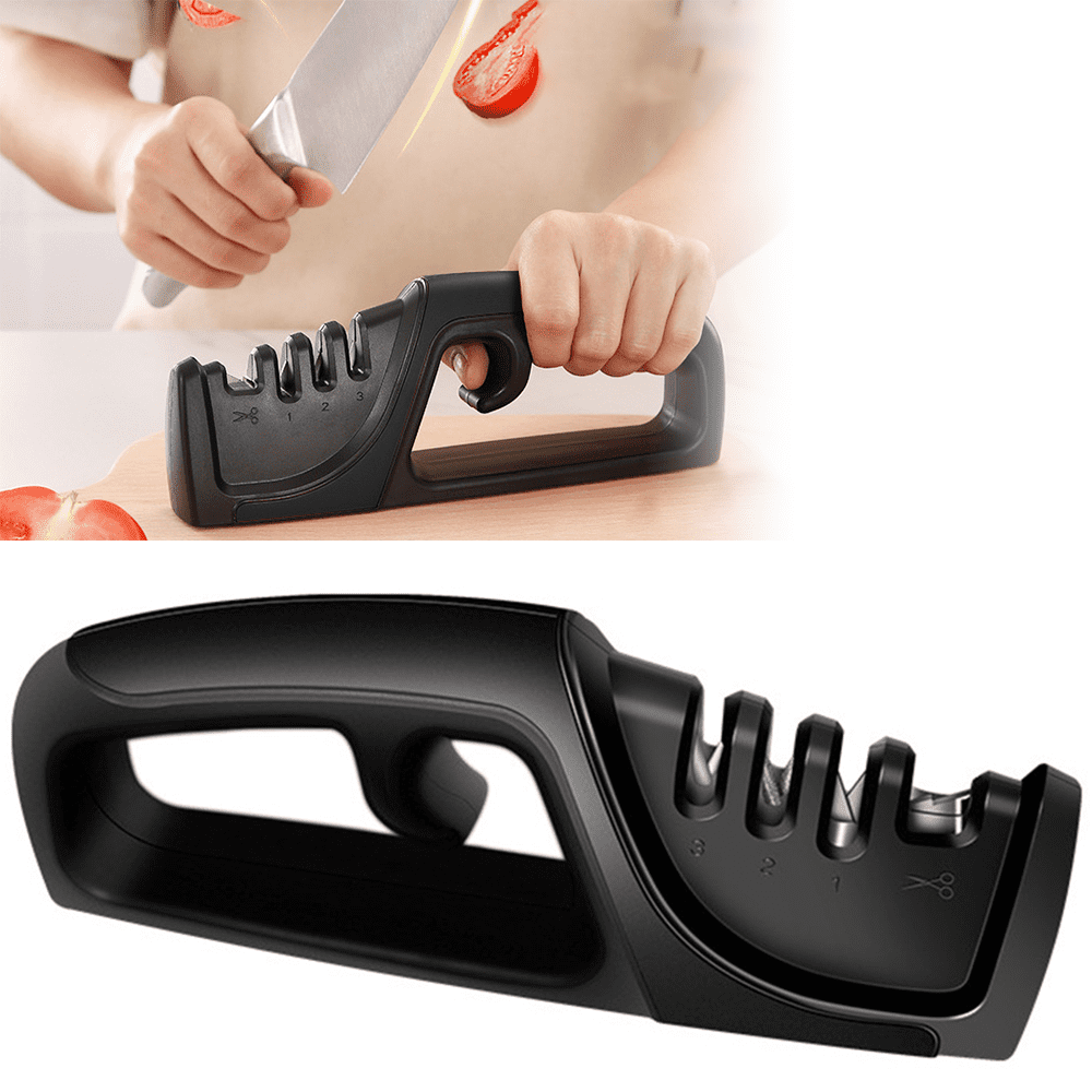 Details about   KNIFE SHARPENER PROFESSIONAL Heavy Duty Ceramic Tungsten 2 Pack 2 In Gift Box 