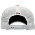 thumbnail image 4 of Men's Top of the World  Orange/White Oregon State Beavers Victory Baseline Adjustable Trucker Hat, 4 of 4