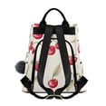thumbnail image 2 of FORMRS Women's Travel Backpack Purse Anti-Theft Hidden Pockets Casual Shoulder Bag, Red Cherry, 2 of 7