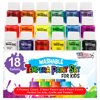 U.S. Art Supply 18 Color Childrens Washable Tempera Paint Set - 2 Ounce Wide Mouth Bottles for Arts, Crafts and Posters