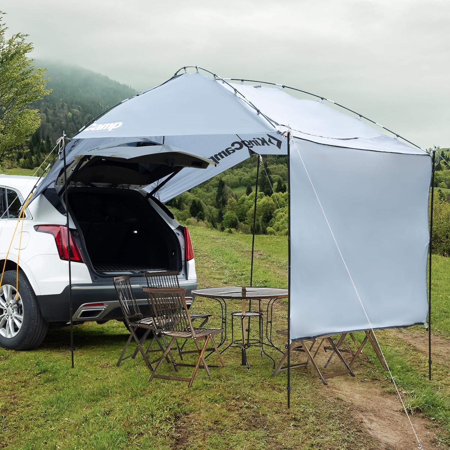 Naturnest Vehicle Awning Room Tent with Skylight, 270 Degree - Main Image