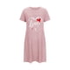 thumbnail image 5 of Camisón corto de talla grande para mujer, camisón de manga corta con estampado de pecho a la moda, camisón para mujer, 5 of 5