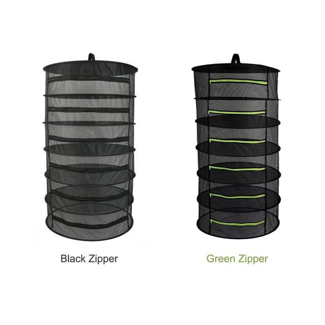 Cesta colgante 4 capas con cremallera Plegable Estante seco MABOTO 4 capas