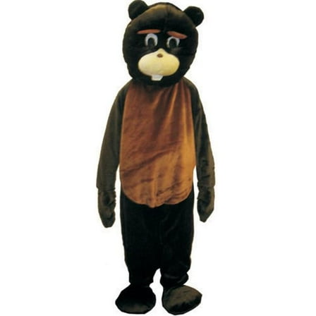 Adult Beaver Mascot Costume - Large