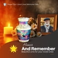 thumbnail image 4 of Yatskia Horse Polo with Northern Lights Mini Cremation Burial Urns for Human Ashes Adult Men and Women, Little Memorial Keepsake Urn for Ashes Adult Male, (Tasty Pack of 1, 3 Inch), 4 of 8
