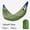 Military green, variant on Outdoor Hammock with Ice Silk Mesh, Swing Bent Pole Anti-Tip Camping Travel Accessories