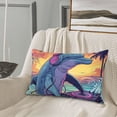 thumbnail image 6 of Fotbe Hip-Hop DJ Dolphin Pillow Cases - Envelope Closure - Luxury, Extra Soft, Cooling Pillow Covers - Wrinkle, Fade, Stain Resistant-20"x30", 6 of 8
