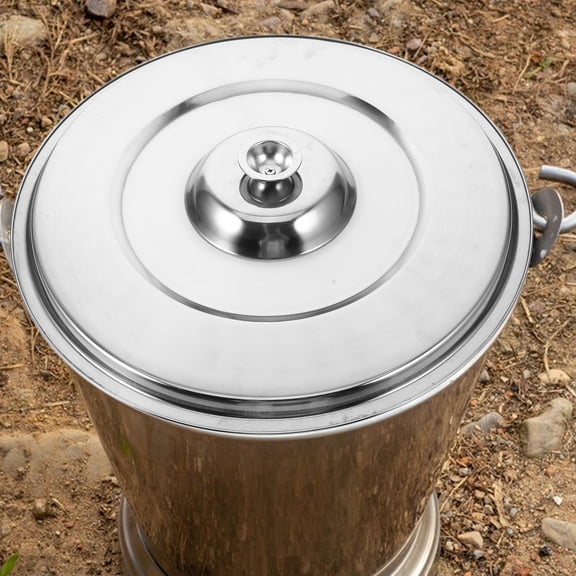 WHAMVOX Covers Stainless Steel Pot Lid 37.00X37.00X4.00CM Silver