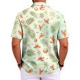 thumbnail image 6 of GrmtClth Tropical Polo Shirt For Men Mens Tropical Summer Polo Tropical Seashell Lobster Fun Crayfish Short Sleeve Light Beach Party Polo Apparel Outerwear Layered With Calm Ocean Graphic Lines Red S, 6 of 6