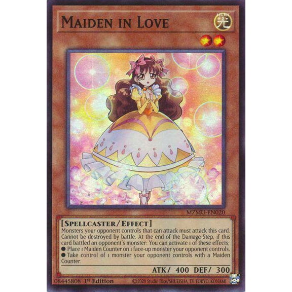 YuGiOh Maze of Muertos Super Rare Maiden in Love MZMU-EN020