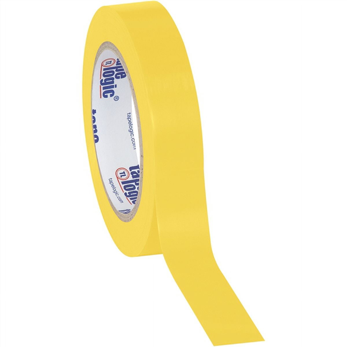 Tape Logic Yellow Solid Vinyl Safety Tape 1" X 36 Yard Roll (48 Roll/Case)