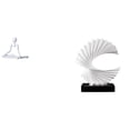 thumbnail image 1 of Estatua De Ola Oceánica De Pensador Abstracto Creativo, Figura Decorativa, Escultura De Resina única, Adorno De Escritorio Para Dormitorio, Sala De Estar, Entrada, Regalo De Inauguración De, 1 of 8