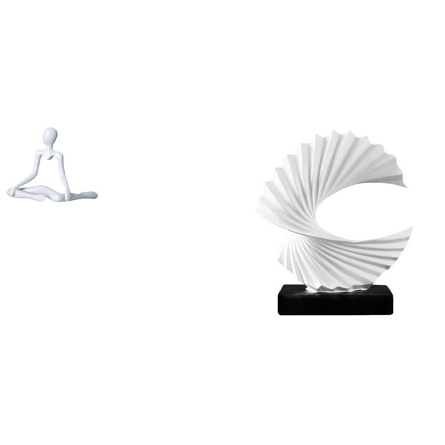 Estatua De Ola Oceánica De Pensador Abstracto Creativo, Figura Decorativa, Escultura De Resina única, Adorno De Escritorio Para Dormitorio, Sala De Estar, Entrada, Regalo De Inauguración De