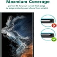 thumbnail image 4 of SUTENGDA Galaxy S22 Ultra Screen Protector with Camera Lens Protector  HD Tempered Glass Film Support Fingerprint Unlock  3D Curved  Anti Scratch  Bubble Free for  Galaxy S22 Ultra 5G, 4 of 7