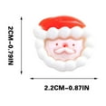 thumbnail image 3 of Leodye 3D Santa Christmas Refrigerator Magnets - DIY Decorative Stickers, 3 of 6