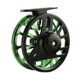 thumbnail image 2 of Colaxi Fishing Reel Fly Line Wheel Accessories Fly Reel Multipurpose Lightweight for Spring Winter Freshwater Saltwater Black Green, 2 of 8