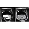 thumbnail image 5 of Bling Crystal Fashion Car Interior Bling Accessories for Jaguar XJ XF Car Parking Button 3D Rhinestone Decals Ring Car Bling Accessories Suitable for Ladies (Silver), 5 of 5