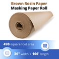IDL Packaging 36" x 166' Rosin HeavyDuty 66 Contractor Painters Paper