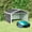 Anthracite, variant on vidaXL Garden Shed Anthracite Galvanized steel Medium Durable