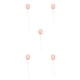 thumbnail image 2 of Monstrate Kit de decoración de pasteles Globos Herramientas para hornear Fuente de fiesta de espuma para bricolaje Rosa Rosado 5piezas, 2 of 6