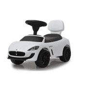 Official Push Car Toy Maserati Gran Cabrio for Kids ,Toddler Convertible Ride On Toy Push Car, Music, Folding Backrest