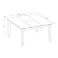 thumbnail image 4 of PFT-BLK-TL Wooden Importers Parfait Dining Table, 4 of 4