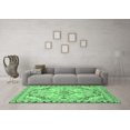 thumbnail image 3 of Ahgly Company Indoor Rectangle Abstract Emerald Green Modern Area Rugs, 8' x 10', 3 of 4