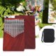 thumbnail image 5 of Kalimba-Piano de pulgar pequeño, portátil, de madera, 17 teclas, instrumento musical para principiantes, K17A, 5 of 12