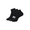thumbnail image 5 of Hanes Cool DRI Men's Ankle Socks with Ventilation, 3-Pairs Black Assortment 6-12, 5 of 5