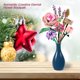 thumbnail image 2 of Ramo de flores 2022, mini rosa rosa juegos de bloques de construcción para mujeres flores artificiales kits de juguetes creativos cumpleaños aniversario regalos de amor para sus novias exhibición de decoración del hogar (547 piezas) JM, 2 of 6