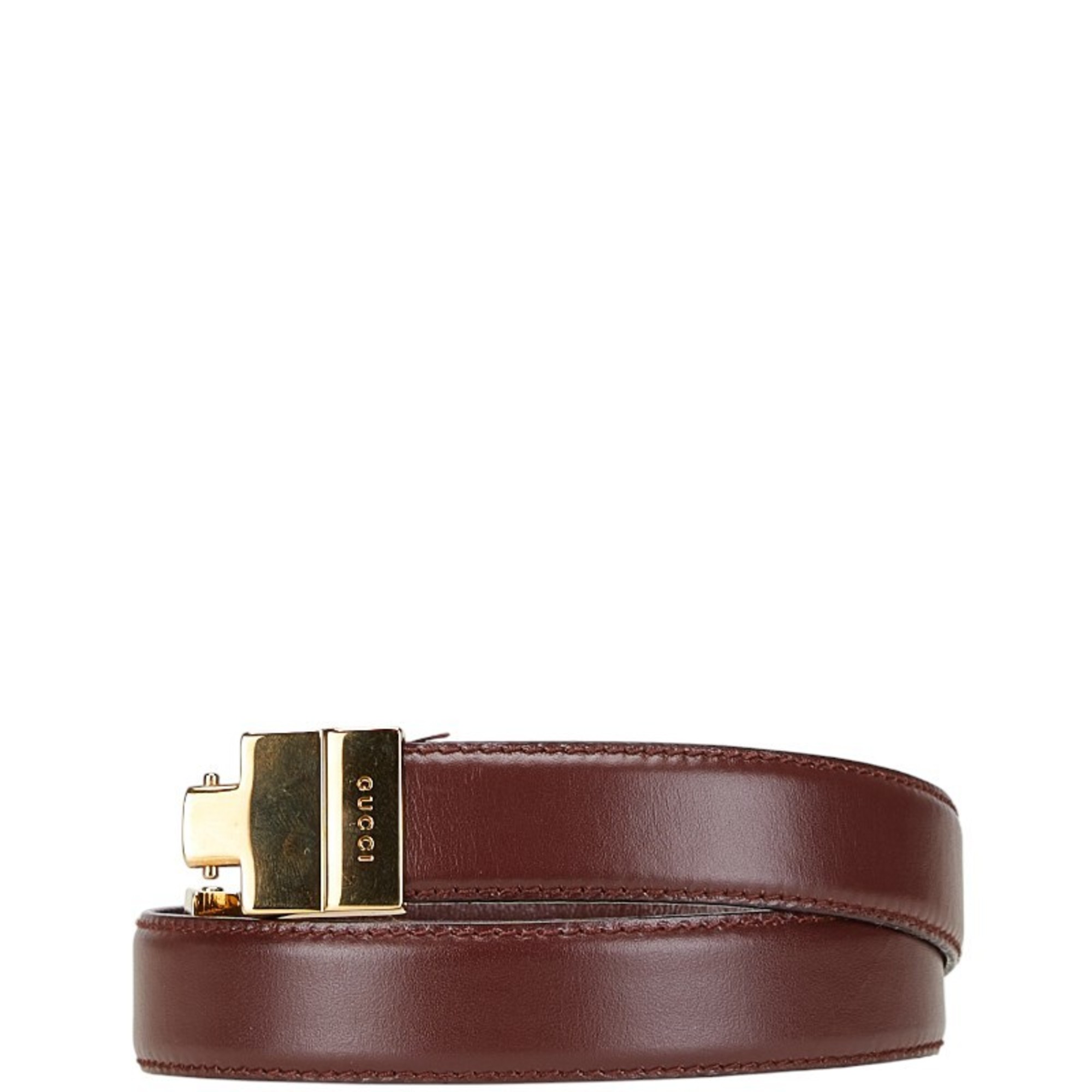 Pre-Owned Gucci Belt Size: 70/30 036 2092 1006 0 Wine Red  display picture 2