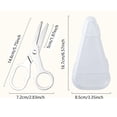 thumbnail image 3 of TIELUTT Food Scissors Kitchen Scissors Stainless Steel Detachable Kitchen Shears for Food Meat Chicken Vegetable Storage Rack Table Home Gadgets Gel One Handed Gadgets Sprout Glass Copper Pot with, 3 of 7