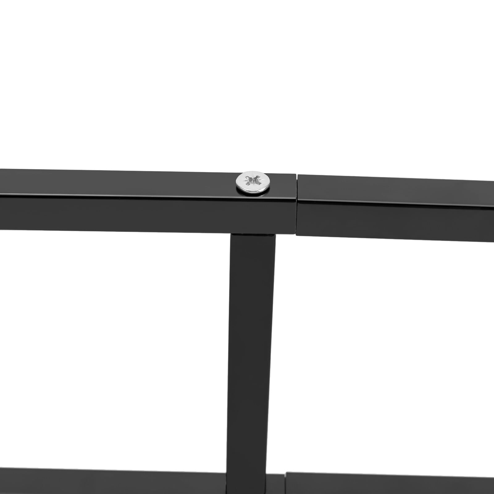 2x Floating Shelf Wall-Mounted CD DVD Rack Media Storage Rack Organizer Shelves Black 34.2*6.2