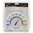 thumbnail image 2 of Taylor Window Cling Dial Thermometer Plastic Clear 7 in., 2 of 3