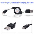 thumbnail image 2 of Câble Rétractable USB Type C 3.1 Chargeur Charge USB-C, 2 of 6