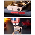 thumbnail image 4 of Taicans Double Flame Cigar Lighter with Quartz Watch - Windproof Blue Jet Flame,Refillable Butane Torch Lighter,Unique Design Gift for Men,Father's Day Birthday Present (2.95x1.5x0.67in), 4 of 6