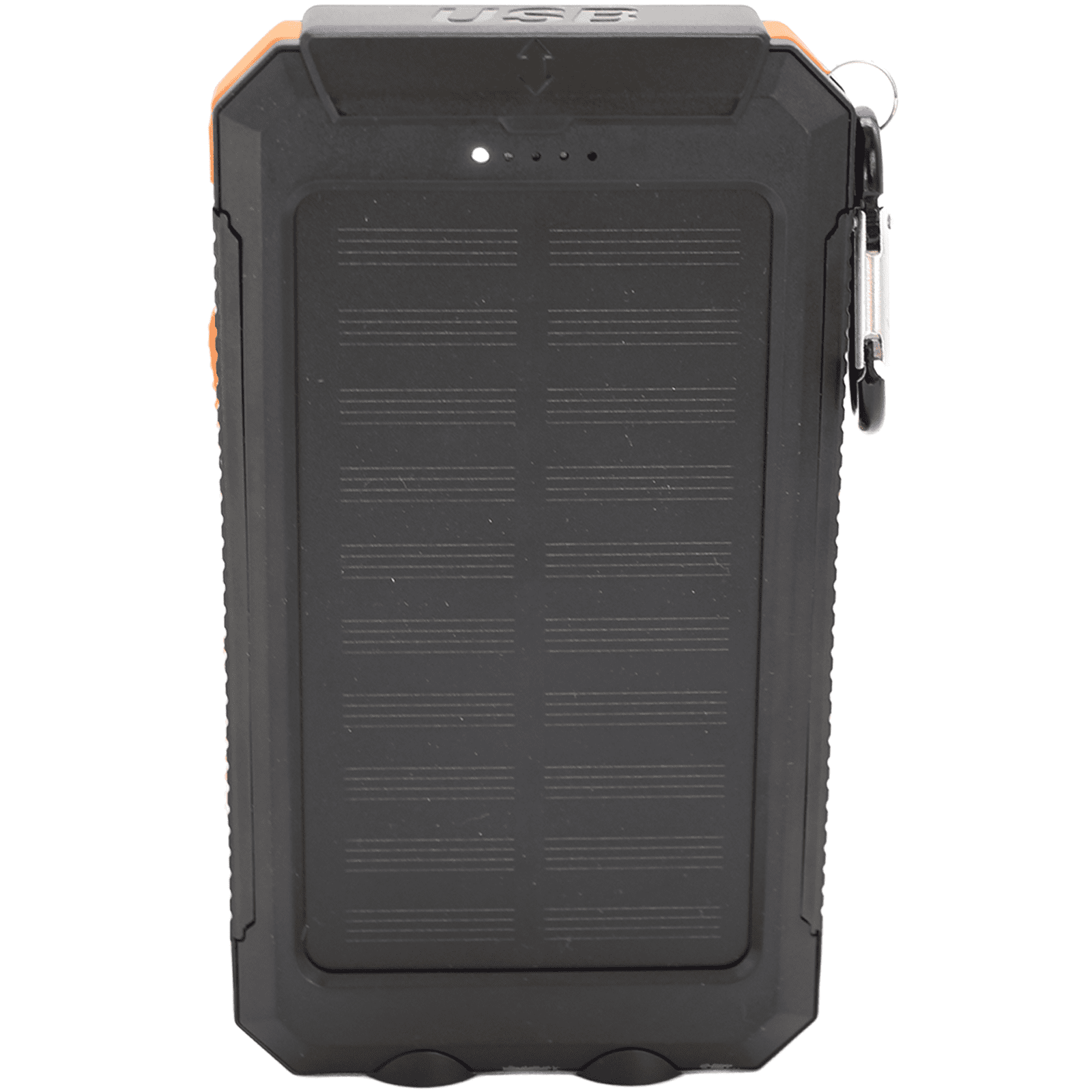 Jaspertronics Portable Solar Panel Power Bank 5V 2.0A with Compass - Durable, Lightweight for Camping, Travel, and Emergency Use - 1 Unit per pack
